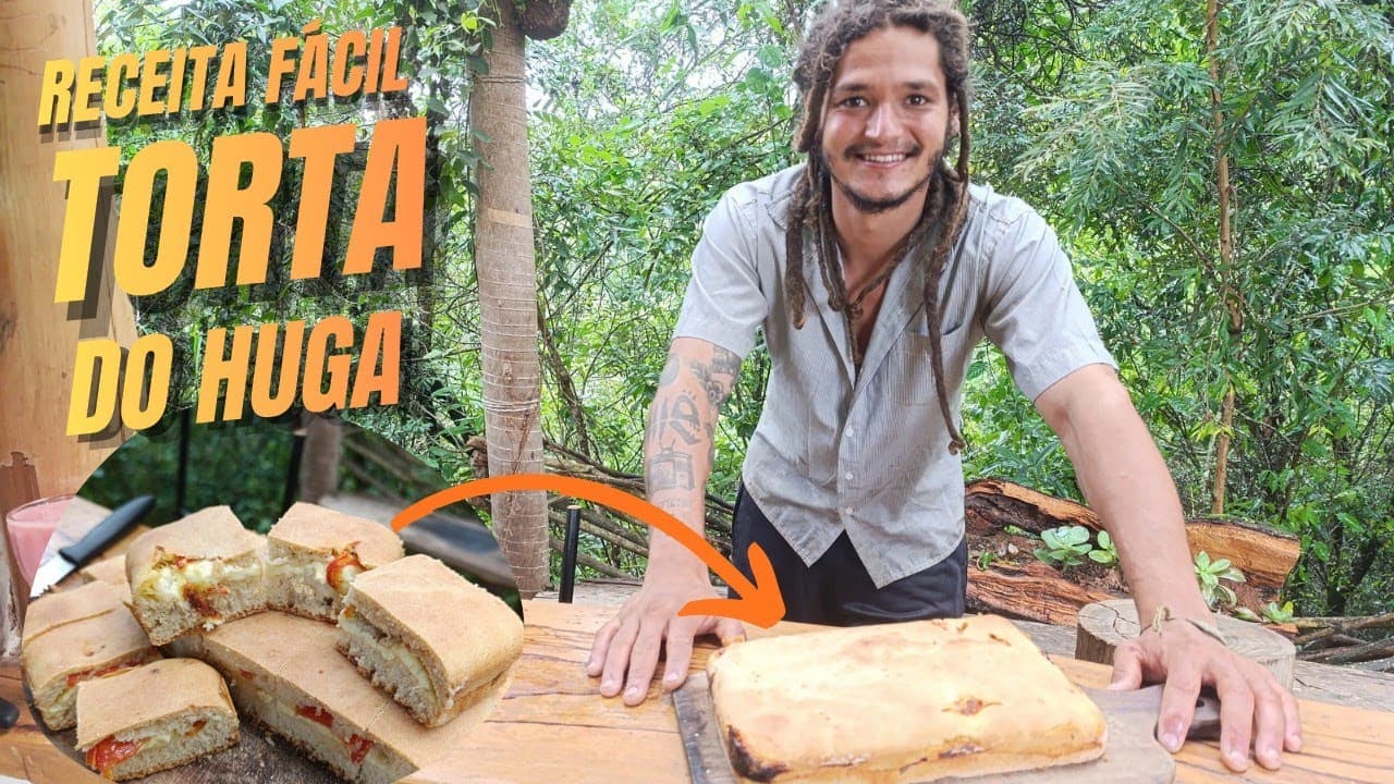 TORTA DE QUEIJO COM TOMATES